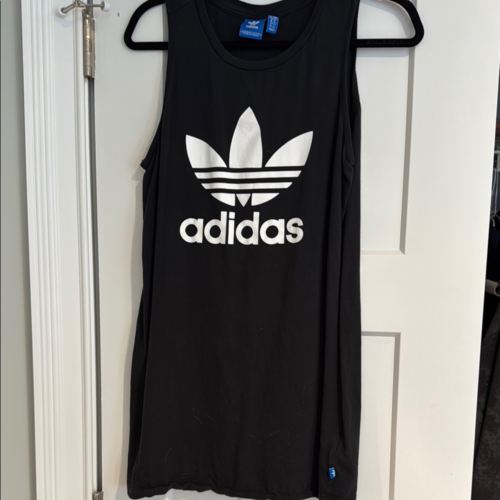 Adidas Black Crew Neck Tee